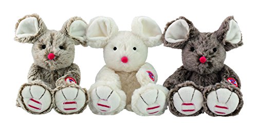 kaloo rouge small mouse - cocoa brown plush